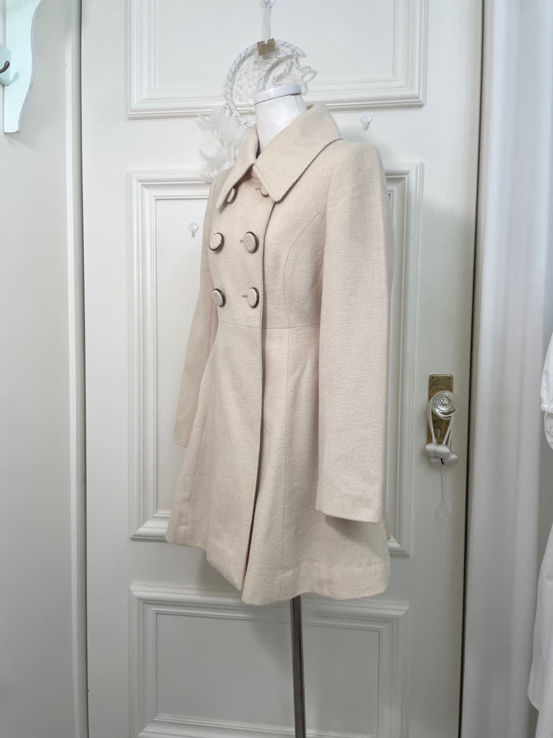 CECIL MCBEE pink ivory collar princess w 상품이미지3