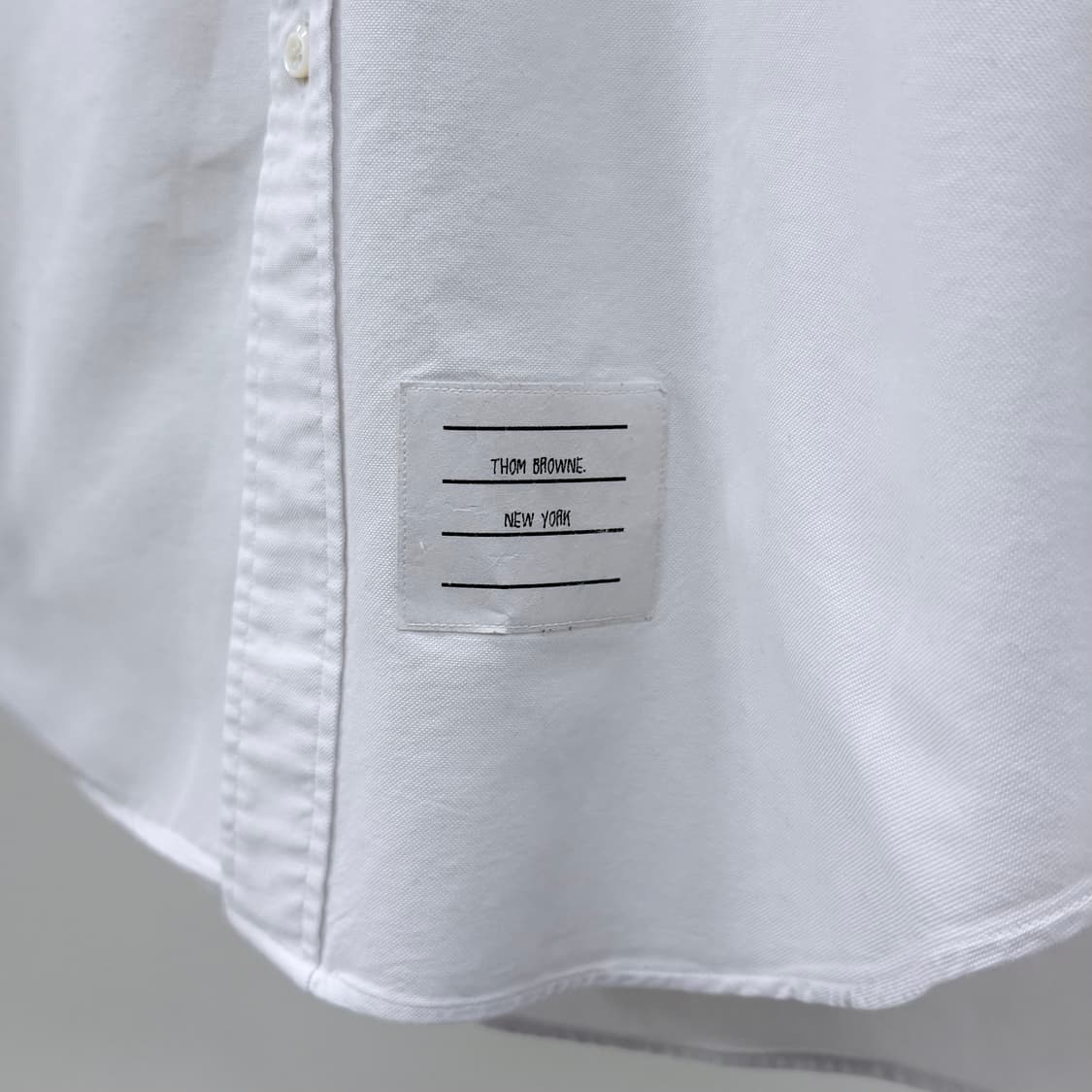 [B급/3] 톰브라운 사선완장 옥스포드 셔츠 화이트 상품이미지6