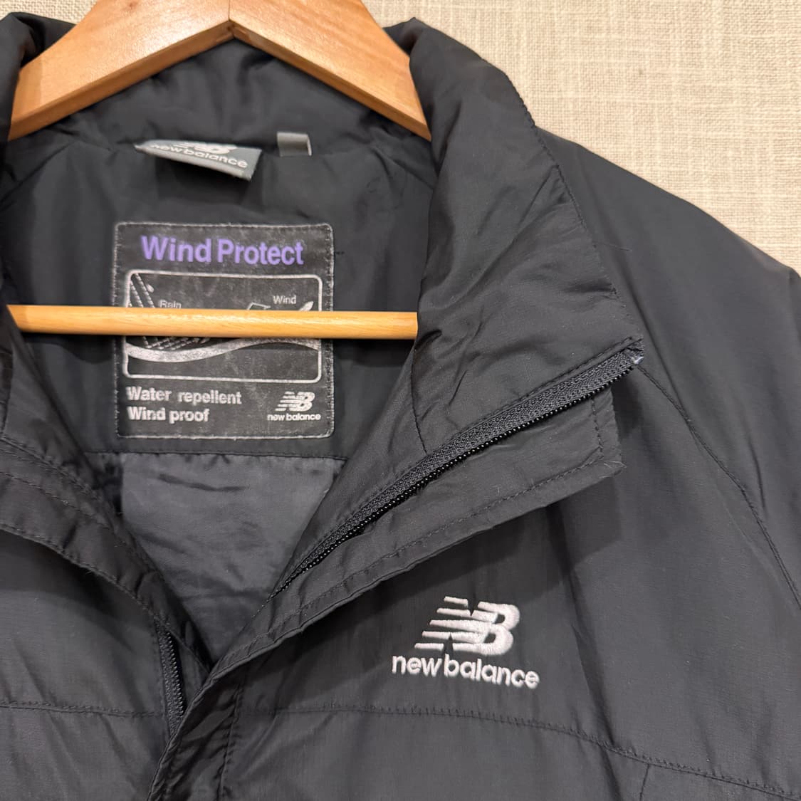 뉴발란스 바람막이 집업 M 블랙 상품이미지2