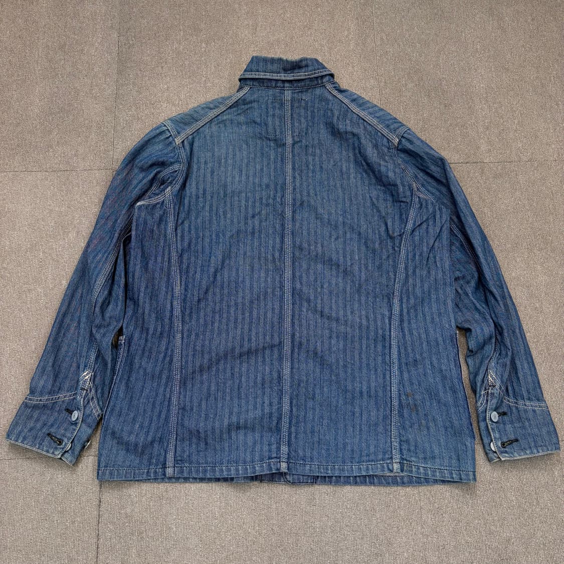 90s evisu evis 에비수 히코리 워크 초어 데님자켓  상품이미지6