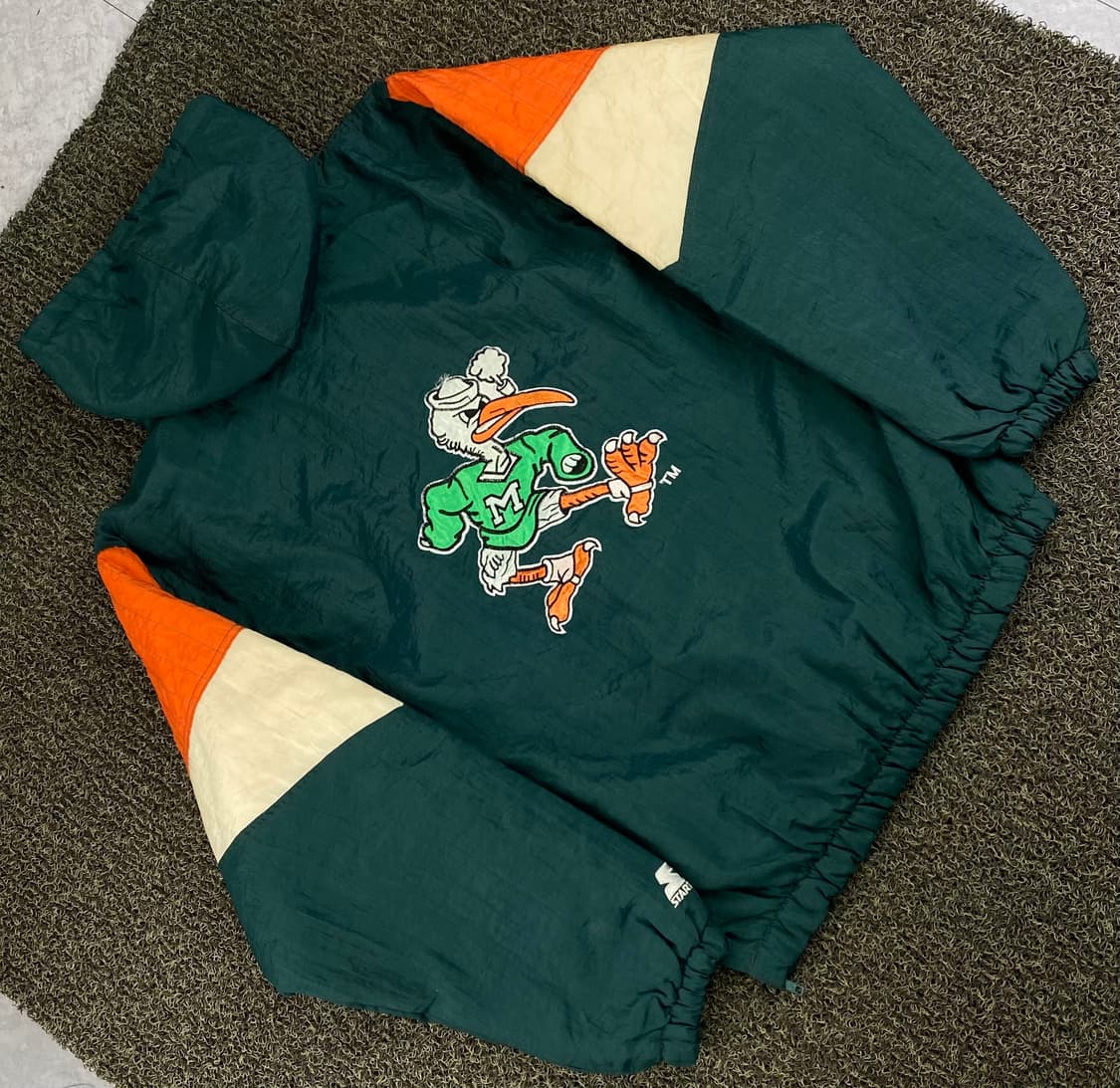 스타터 00‘s 마이애미 빅로고 아노락 점퍼 상품이미지2