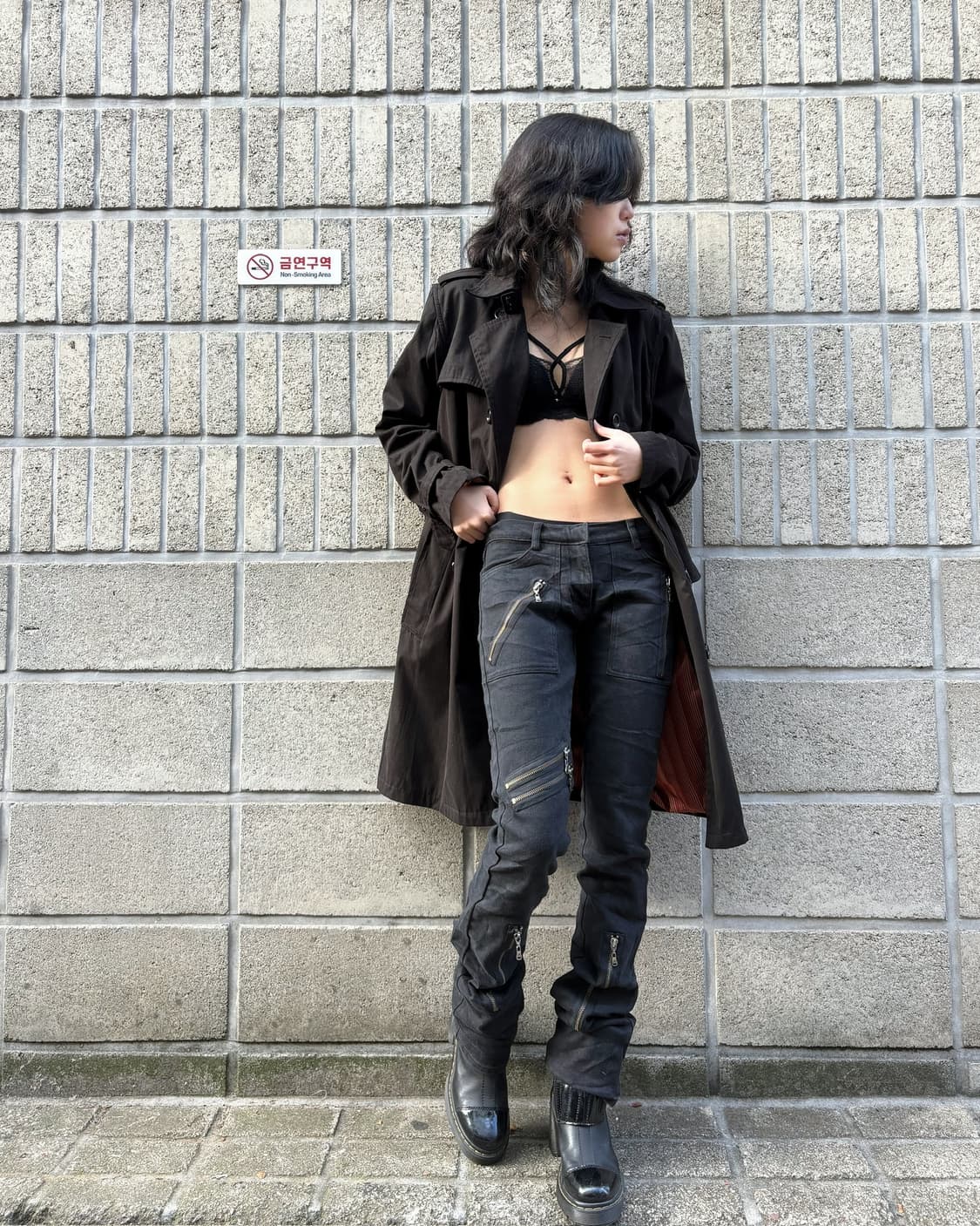 질 스튜어트 지퍼 디테일 슬림 실루엣 진 상품이미지4