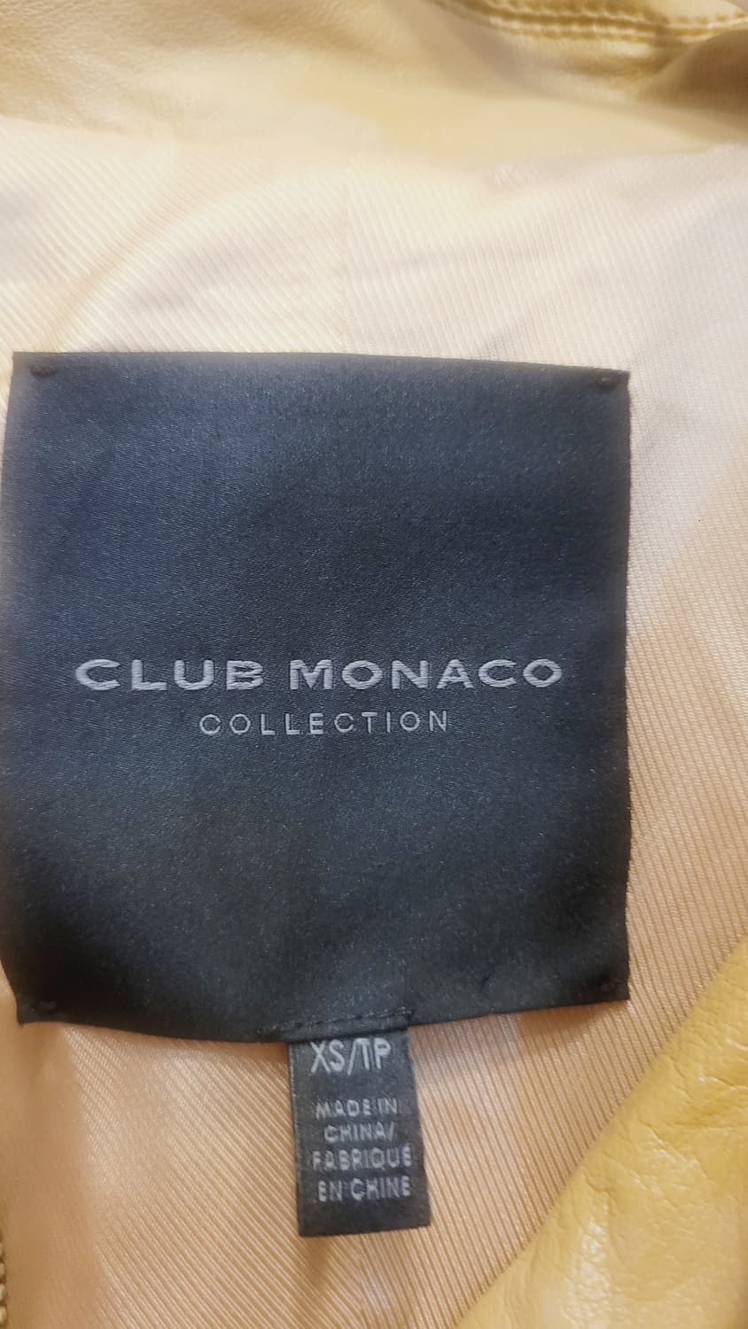 클럽모나코 양가죽 네이그런 블루종 상품이미지3