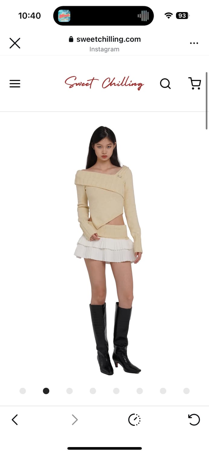 SWEETCHILLING 스위트칠링 니트+스커트 상품이미지1