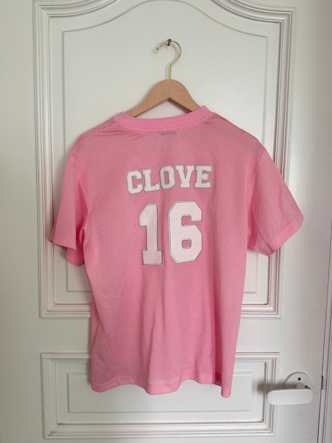 Clove 클로브 핑크 반팔 져지 상품이미지5