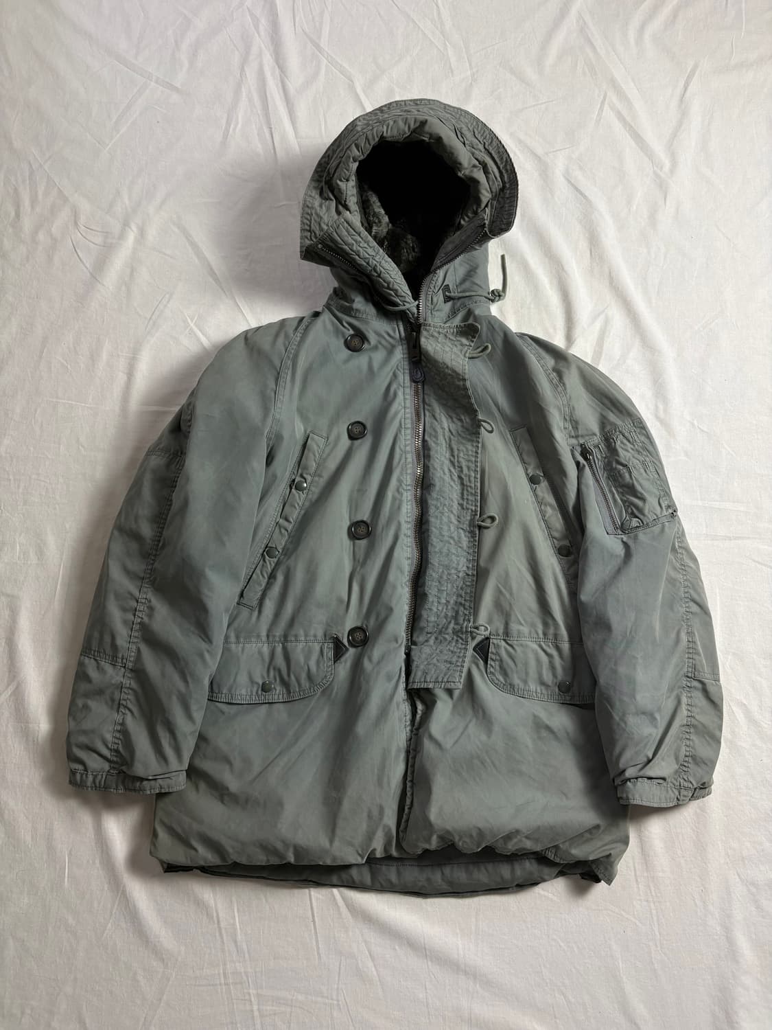 80s 밀리터리 콜드웨더 n3b 파카 M 상품이미지1
