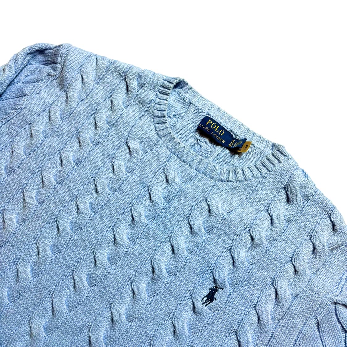 폴로 꽈배기 니트 상품이미지2