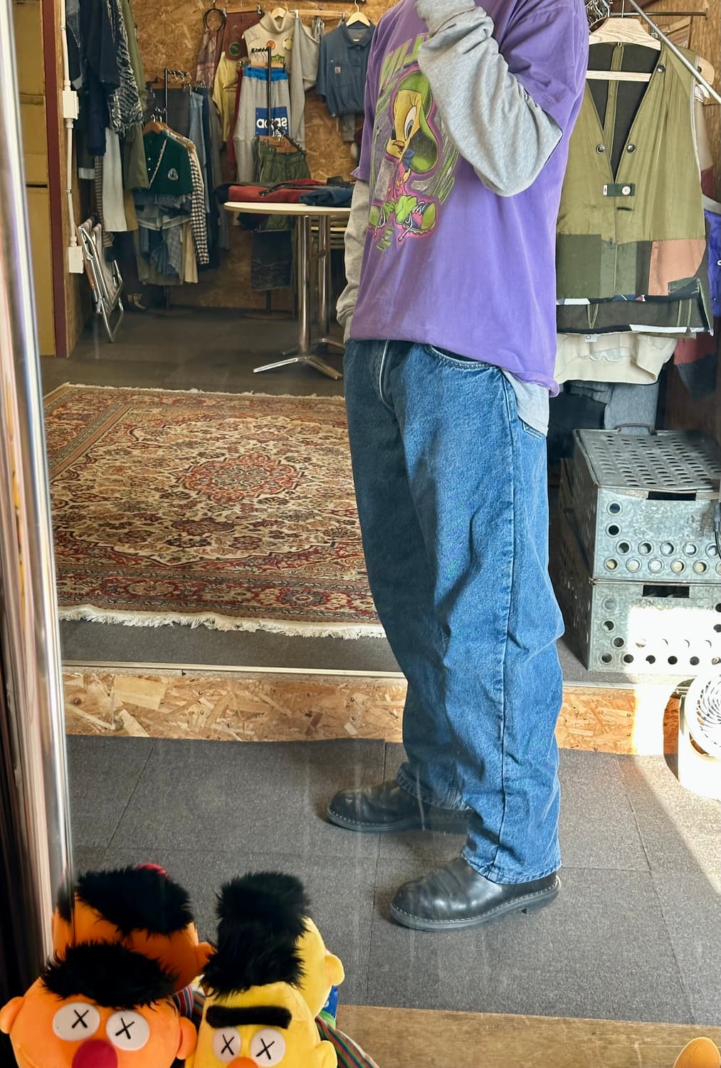 Carhartt B172 릴렉스드 핏 '체크 라이닝' 데님 팬츠  상품이미지10