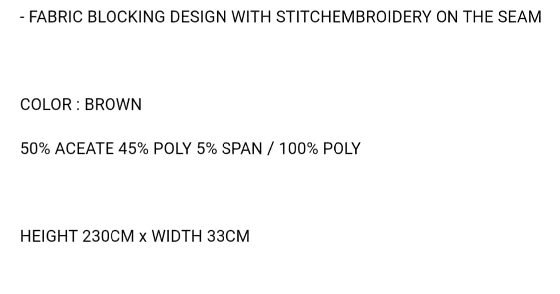 xlim 머플러 목도리 스카프 브라운 (엑슬림 단품) 상품이미지6