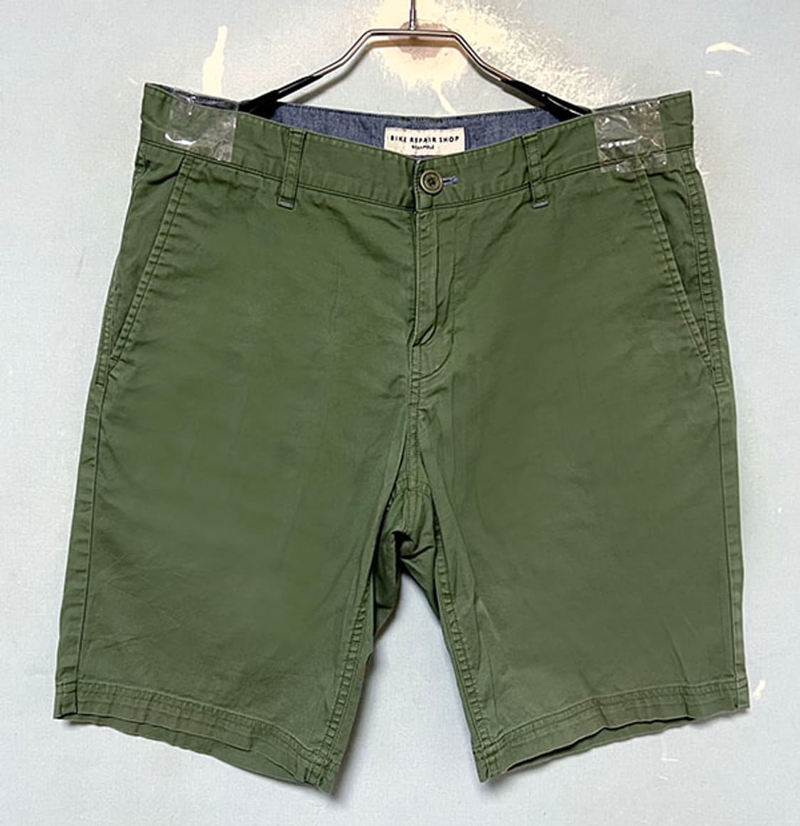 빈폴 남자 면 반바지 스판좋음 캐주얼 솔리드 카키색 시원한 M 31 상품이미지1