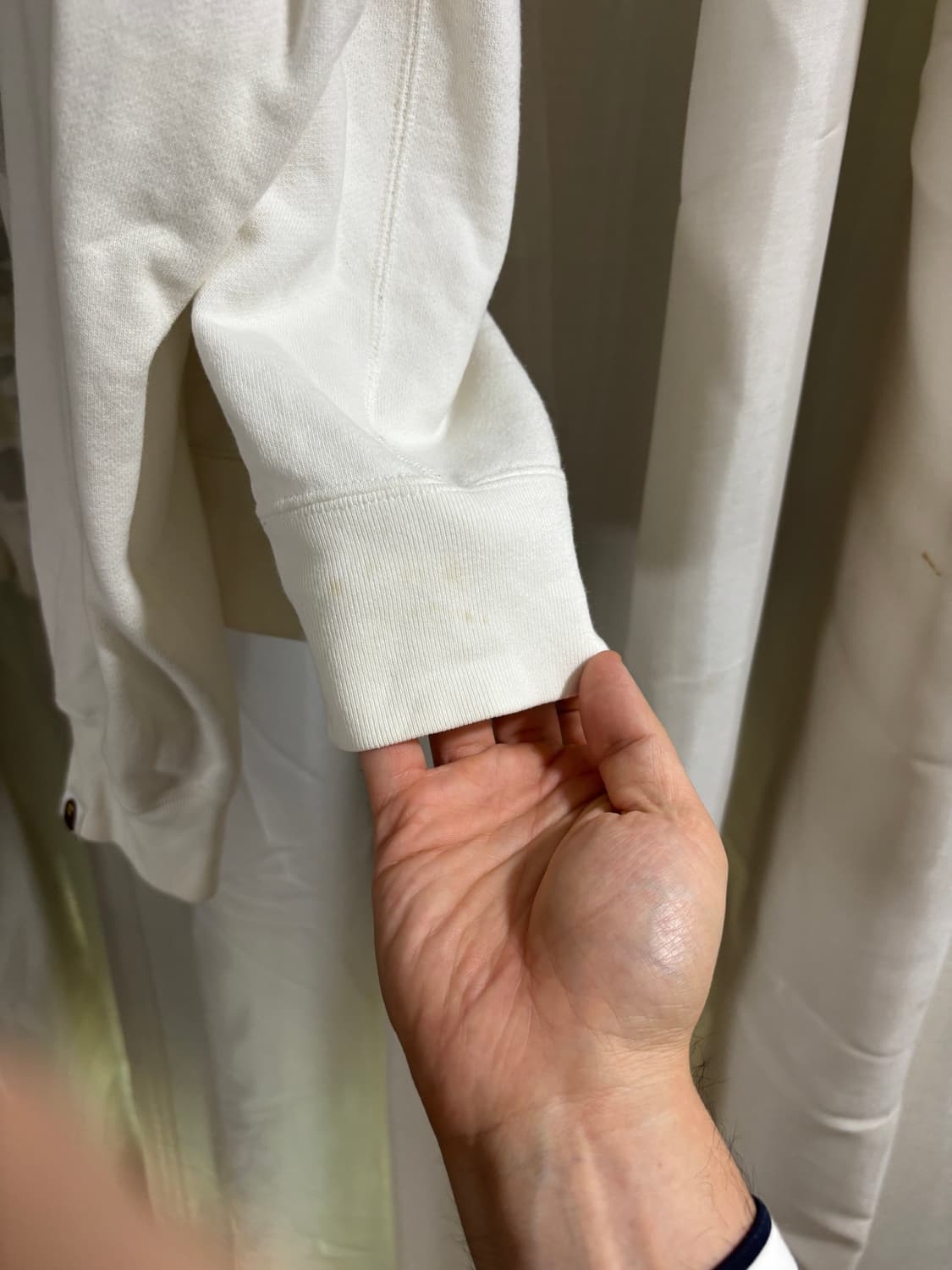 [2xl]베이프 화이트 카모 풀집업 후드티 상품이미지4