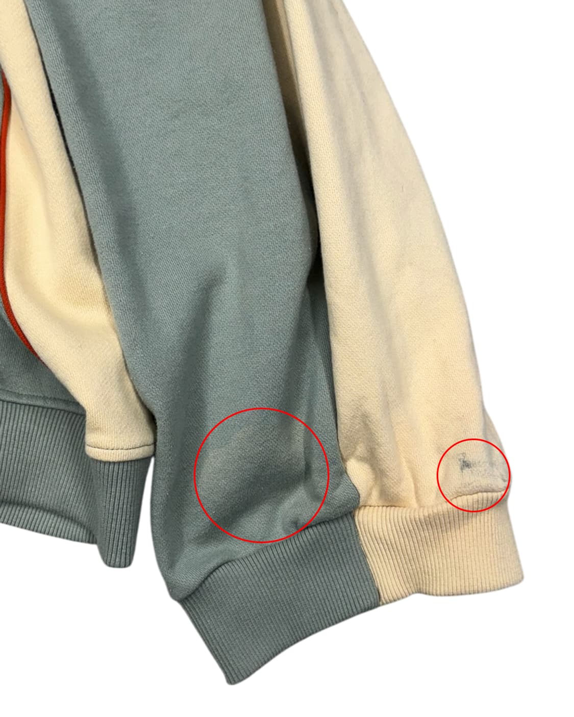 와이프로젝트 18AW 더블 레이어 스웻셔츠 옐로우 & 그린 상품이미지9