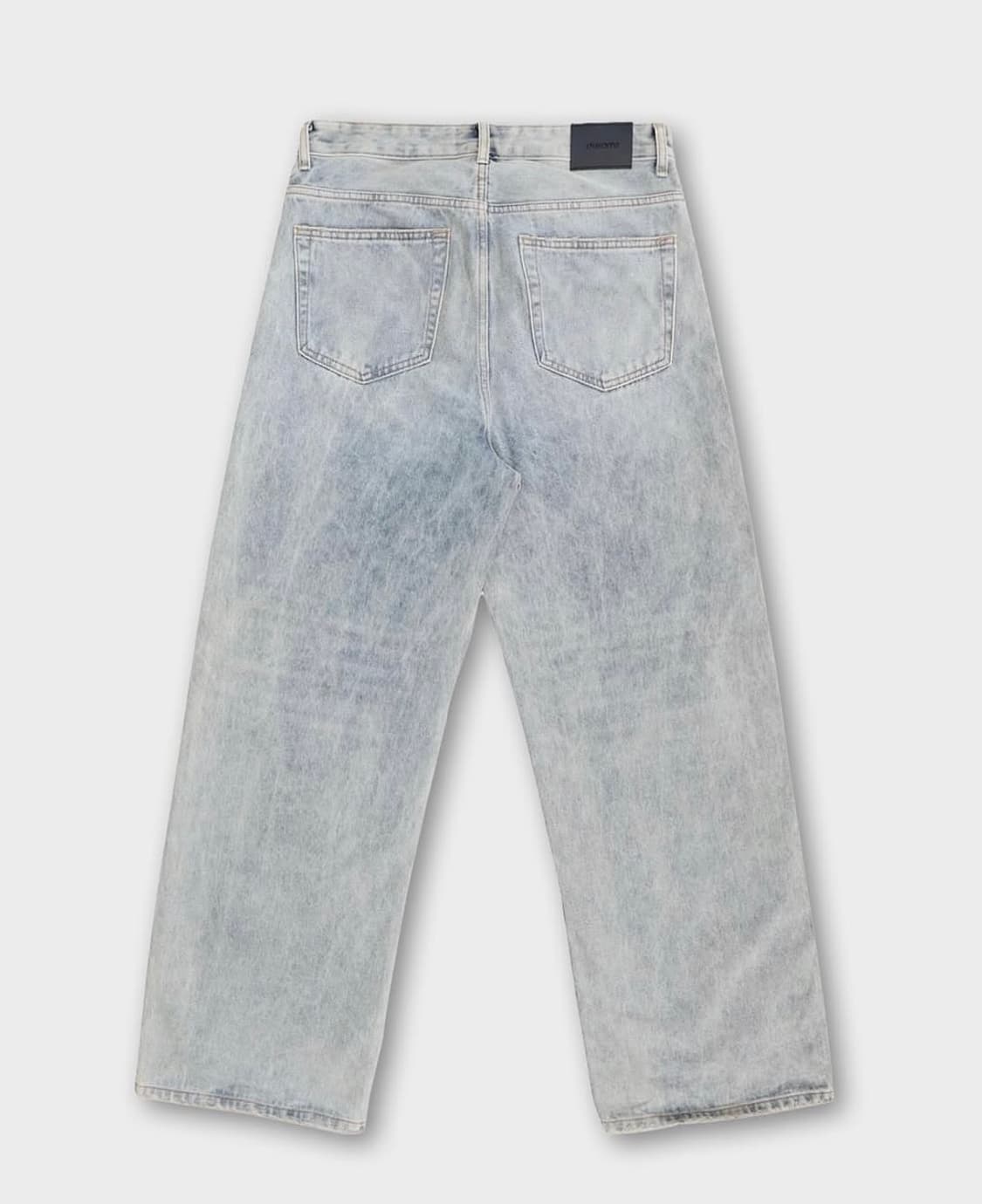 dreamzclo 워시드 와이드 레그 베기 데님 L(32) 상품이미지6
