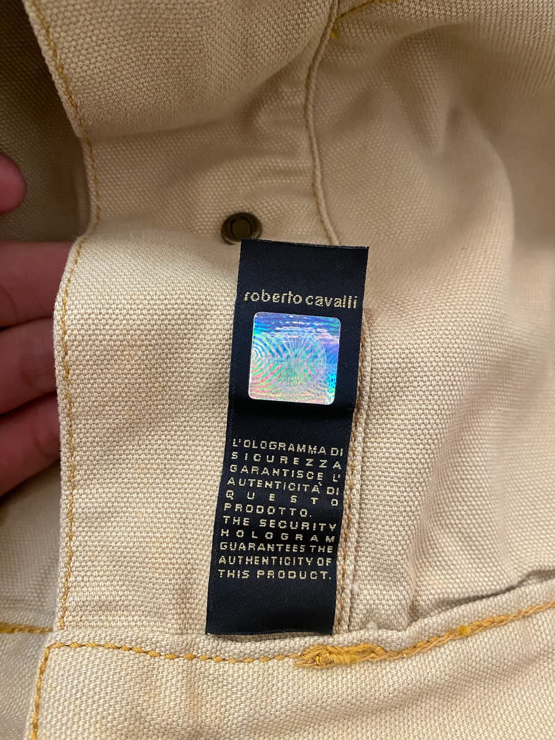 저스트카발리 웨스턴 디테일 코튼 재킷 상품이미지5