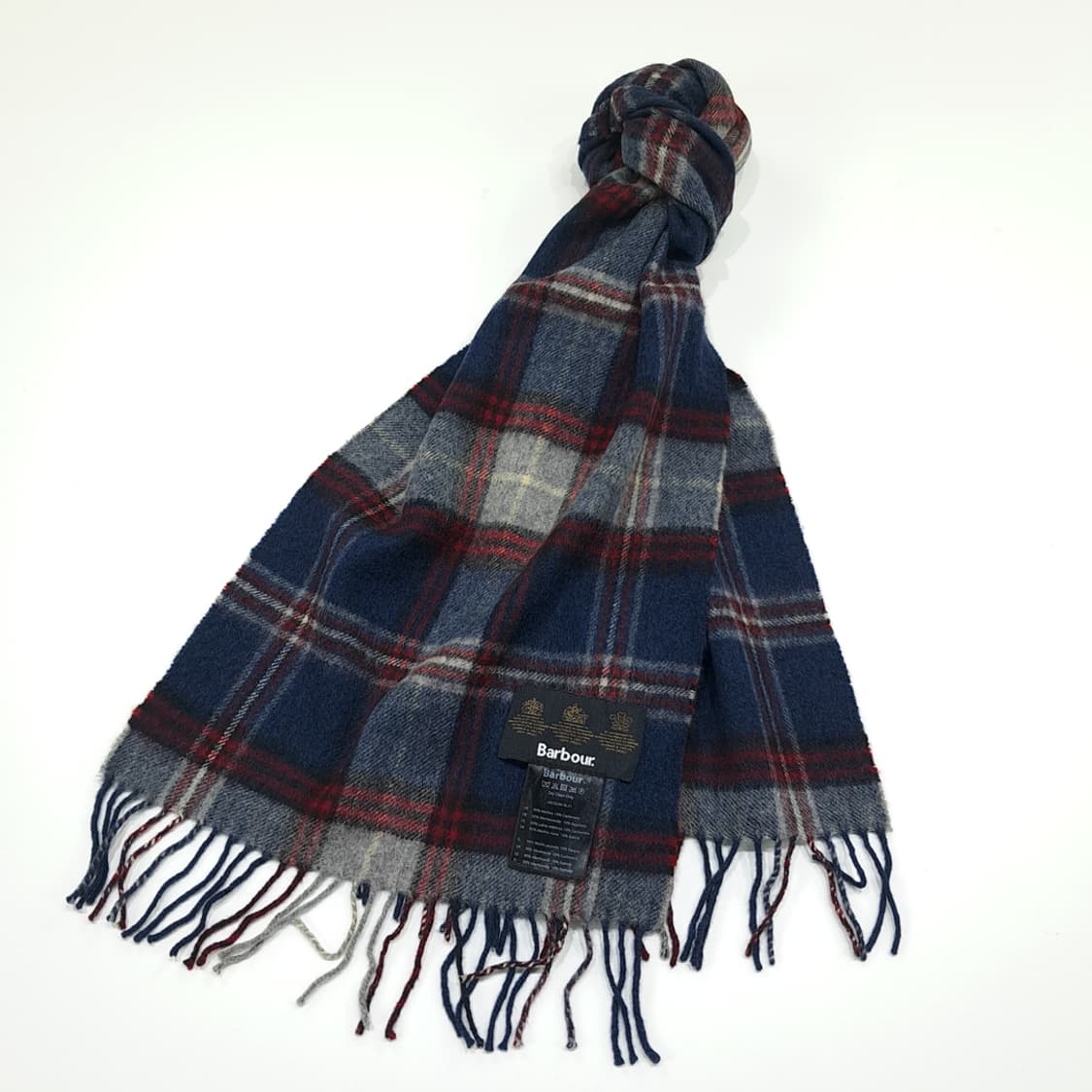 MX367 바버 캐시미어 블렌드 로얄 클래식 타탄체크 머플러 상품이미지2