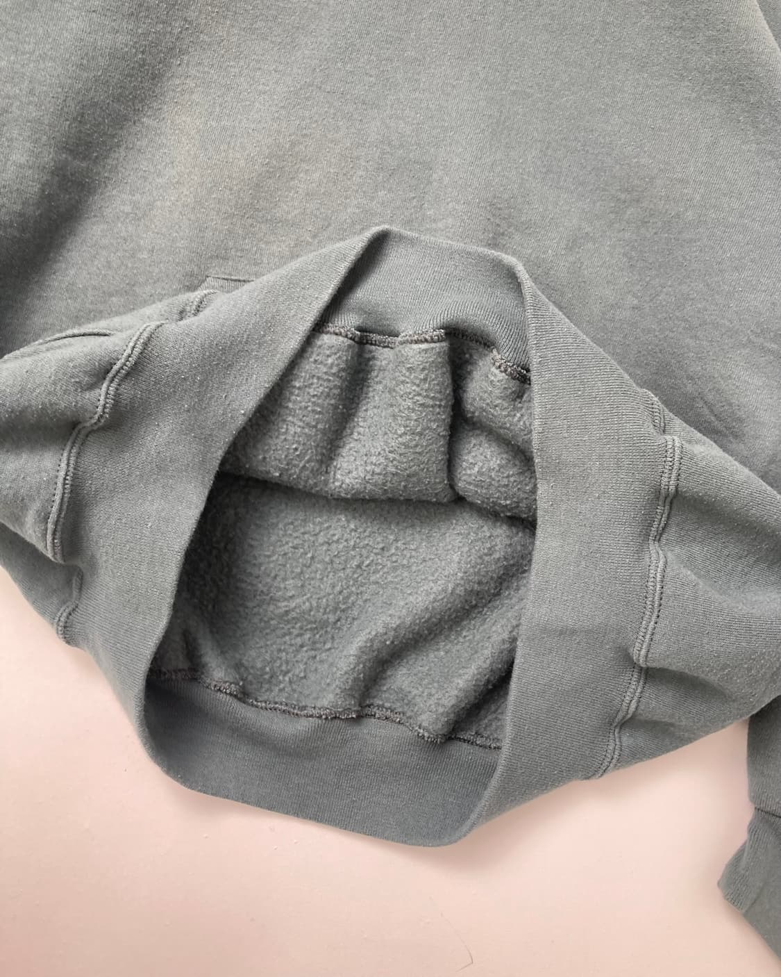 90s Russell Hoodie (sage green) 상품이미지7