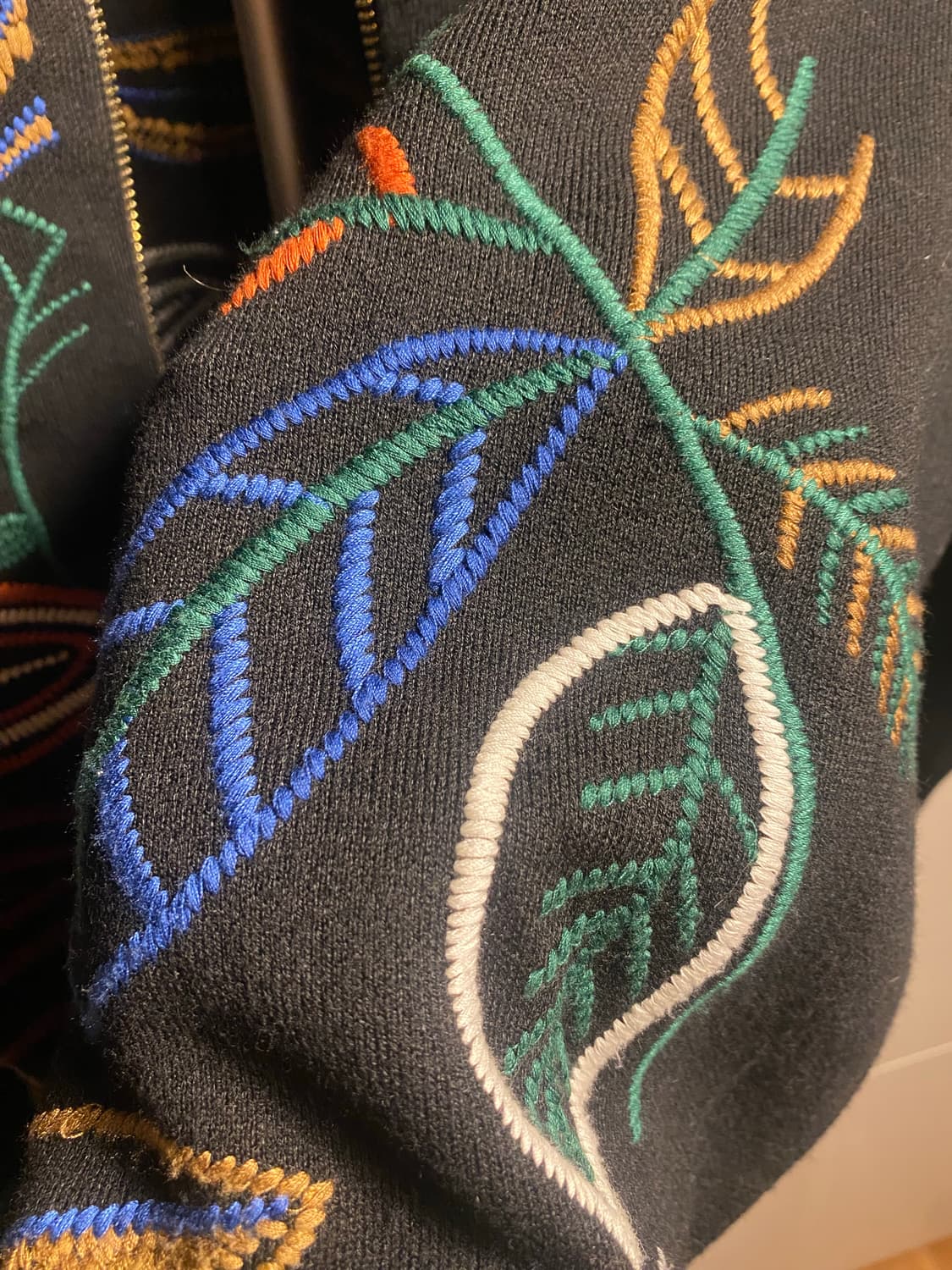 자수 빈티지 가디건m 상품이미지7