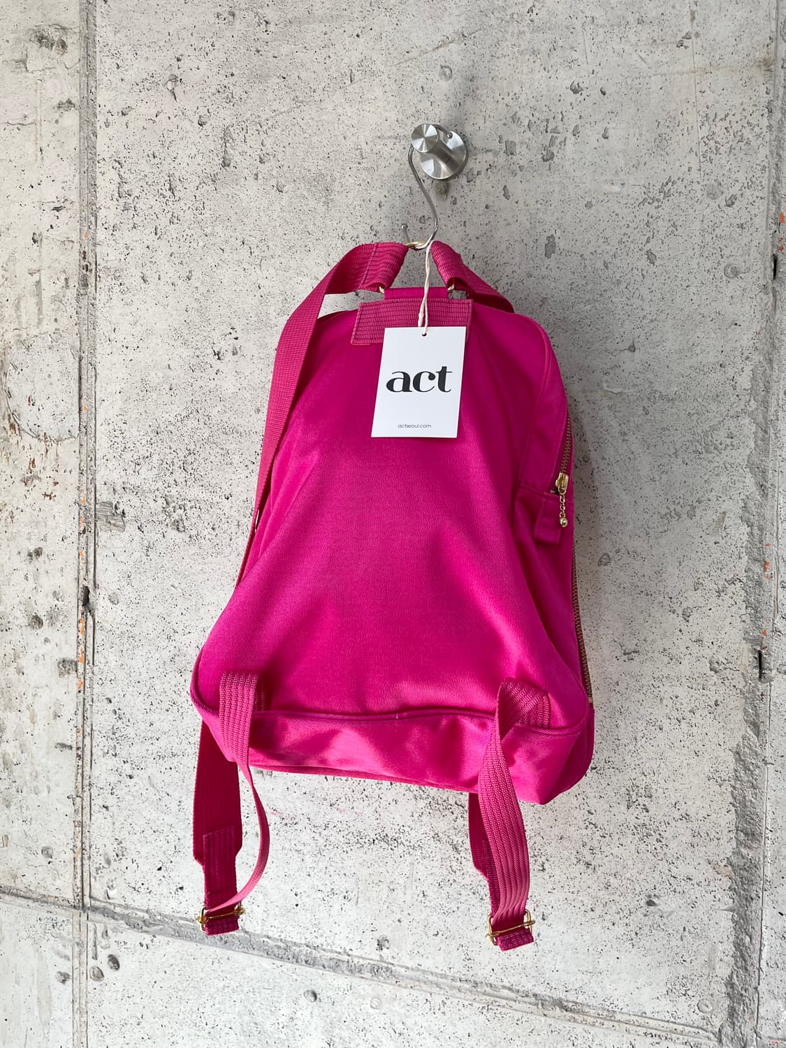 00s Courreges 꾸레쥬 레터링 백팩 핑크 상품이미지10
