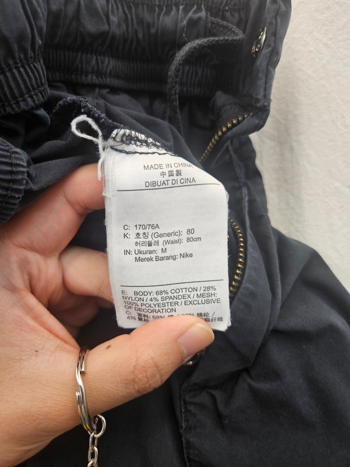 나이키 블랙 카고 반바지 상품이미지4