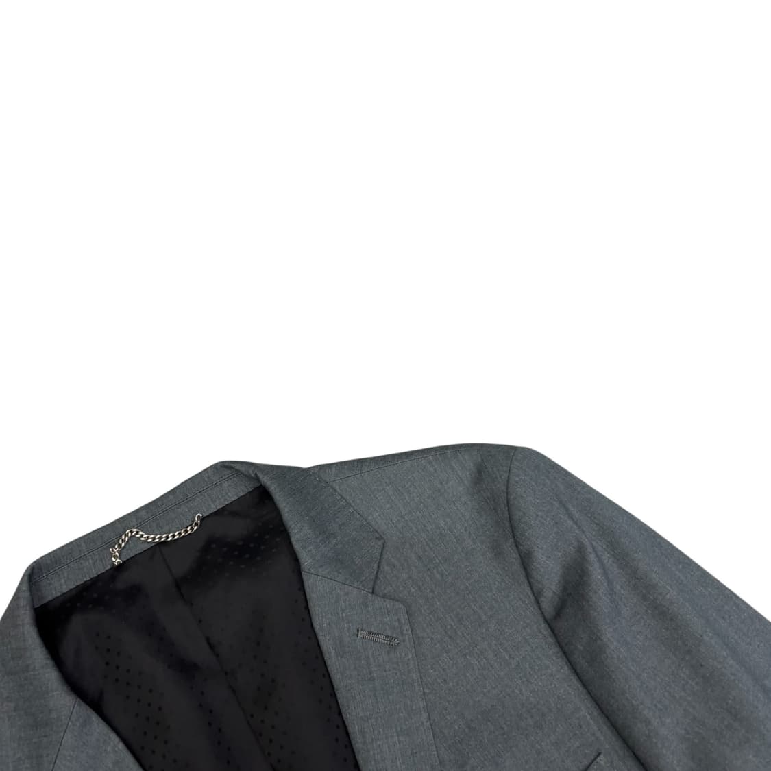 Vanquish 그레이 슬림 원버튼 자켓 상품이미지3