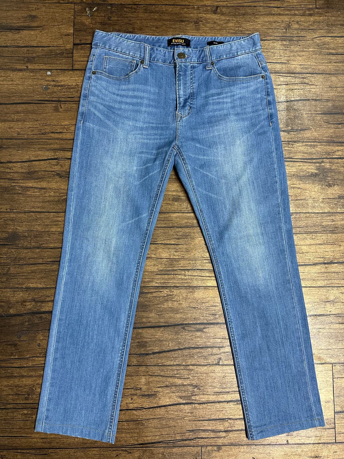 EVISU 슬림핏 청바지 W32 L32 새제품 상품이미지2