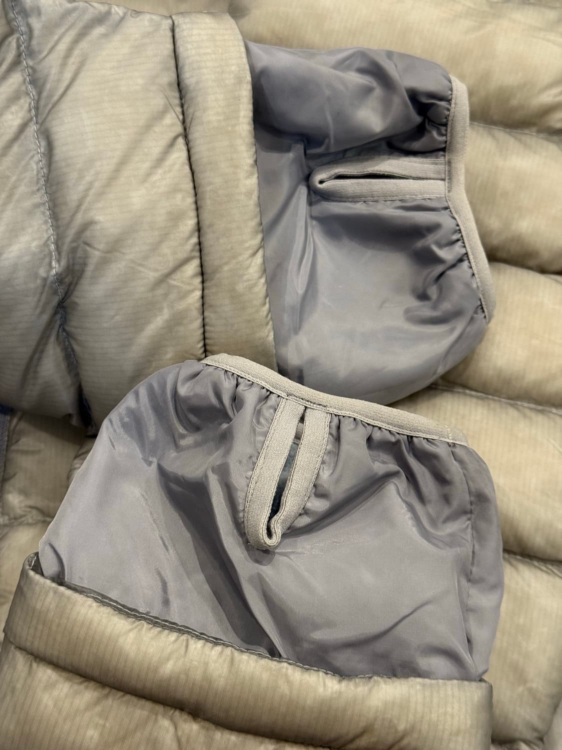 산산기어 서픽스 푸퍼 그레이(3) fw24 / S급 상품이미지6