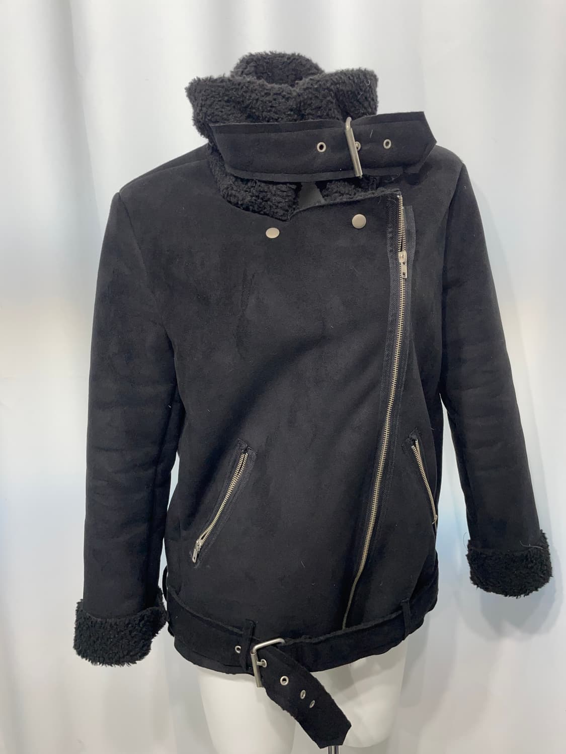 🎸블랙 무스탕 자켓🎸 상품이미지6