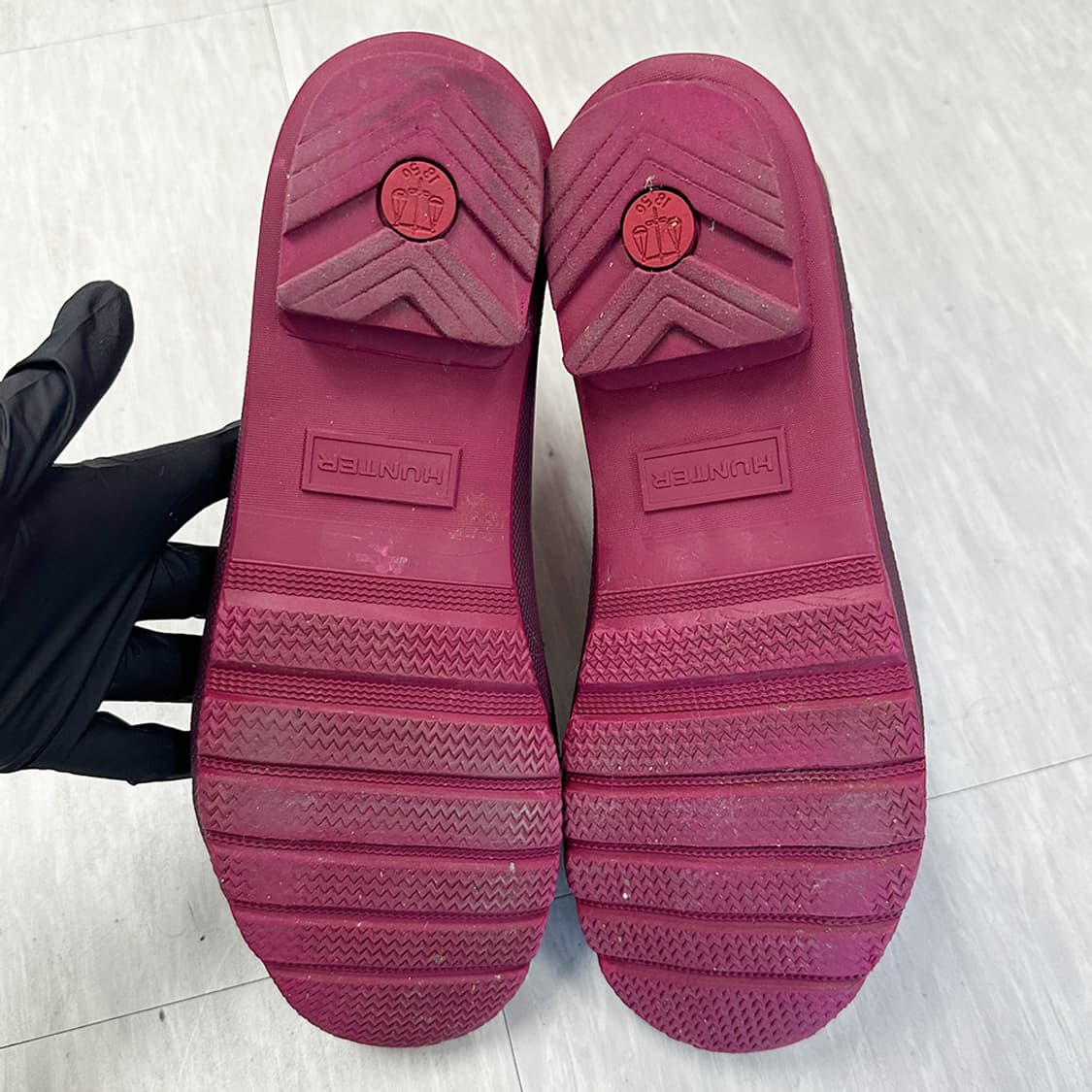 헌터 첼시 레인부츠 앵클 장화 신발 여름 장마 남성 275-280mm 상품이미지4