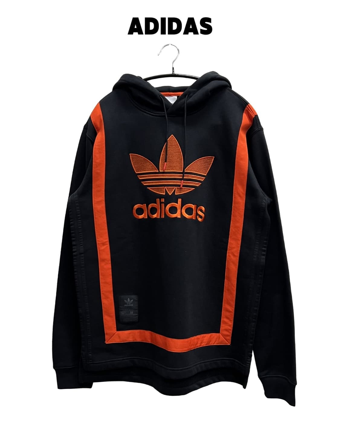 (L) 아디다스 웜업 트레포일 후드 티 상품이미지1