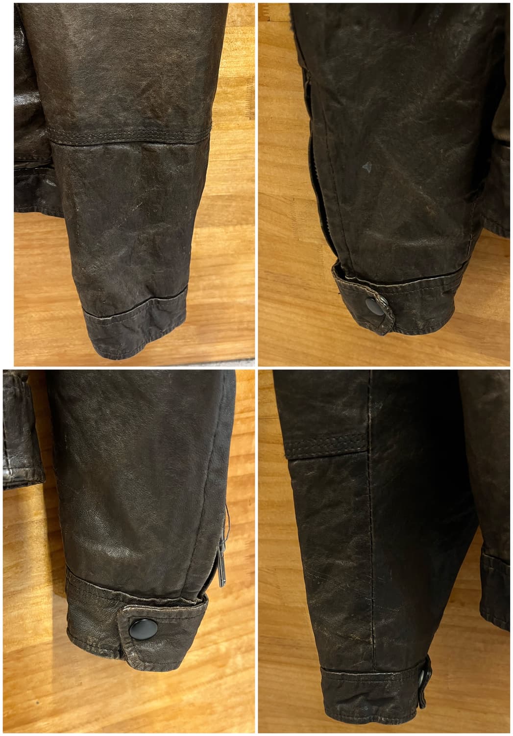 빈티지 양가죽 레더 자켓 브라운 #csz2850 상품이미지10