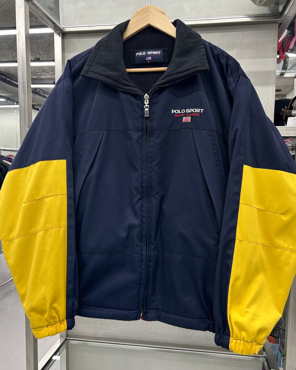 폴로 스포츠 00s 리버시블 헤비 플리스 점퍼 자켓 상품이미지2