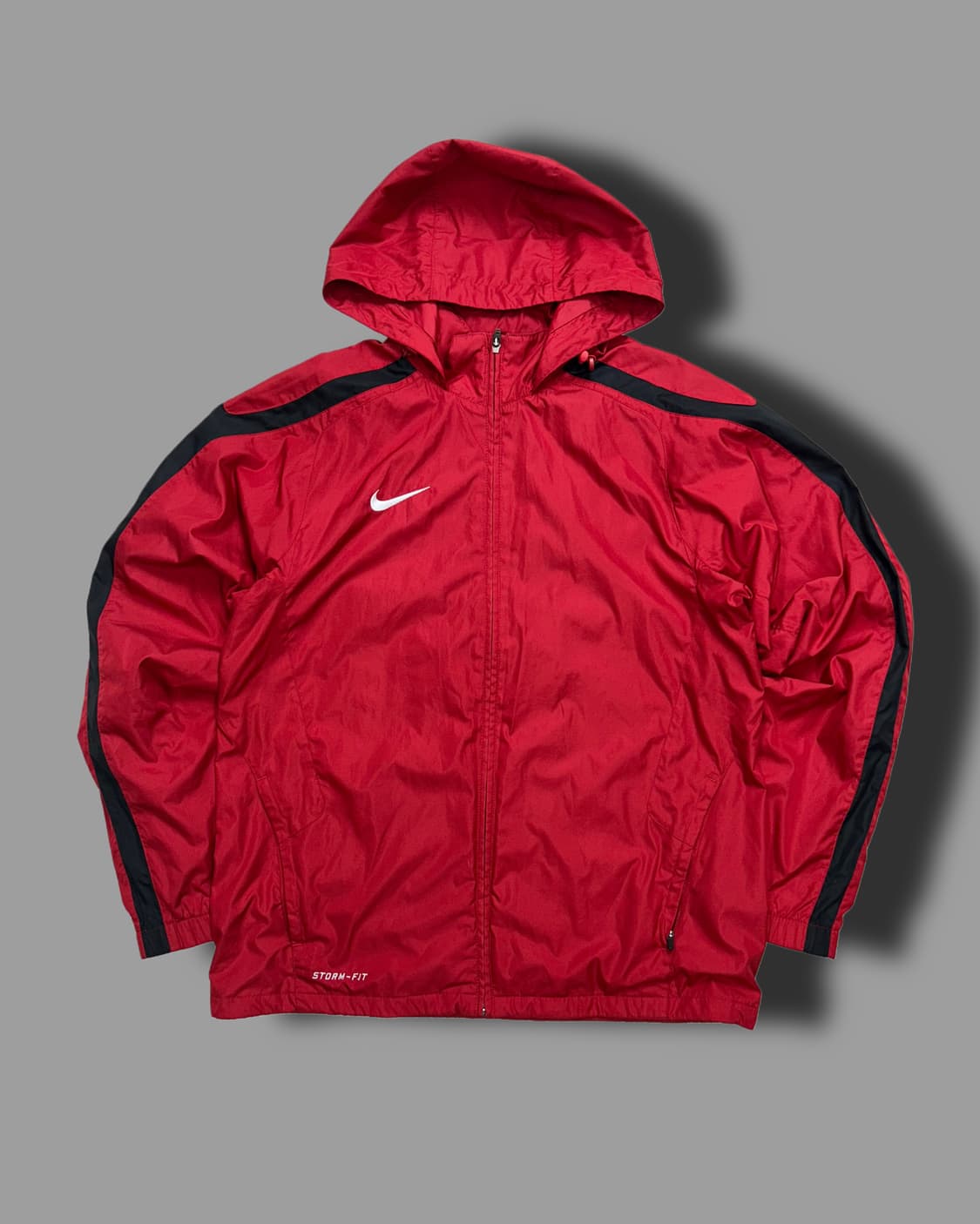 나이키 레드 사이드라인 스우시 바람막이 M 상품이미지4
