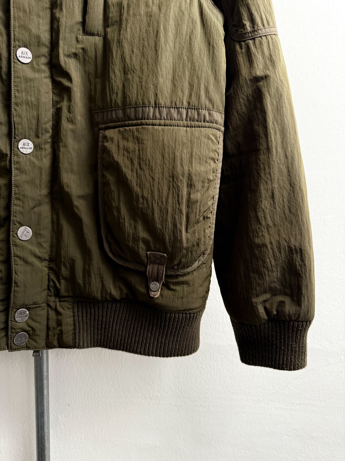 Armani Exchange Hooded Bomber Jacket 상품이미지5