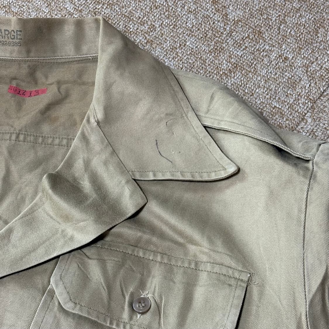 미육군 밀리터리 반팔셔츠 XL 상품이미지8