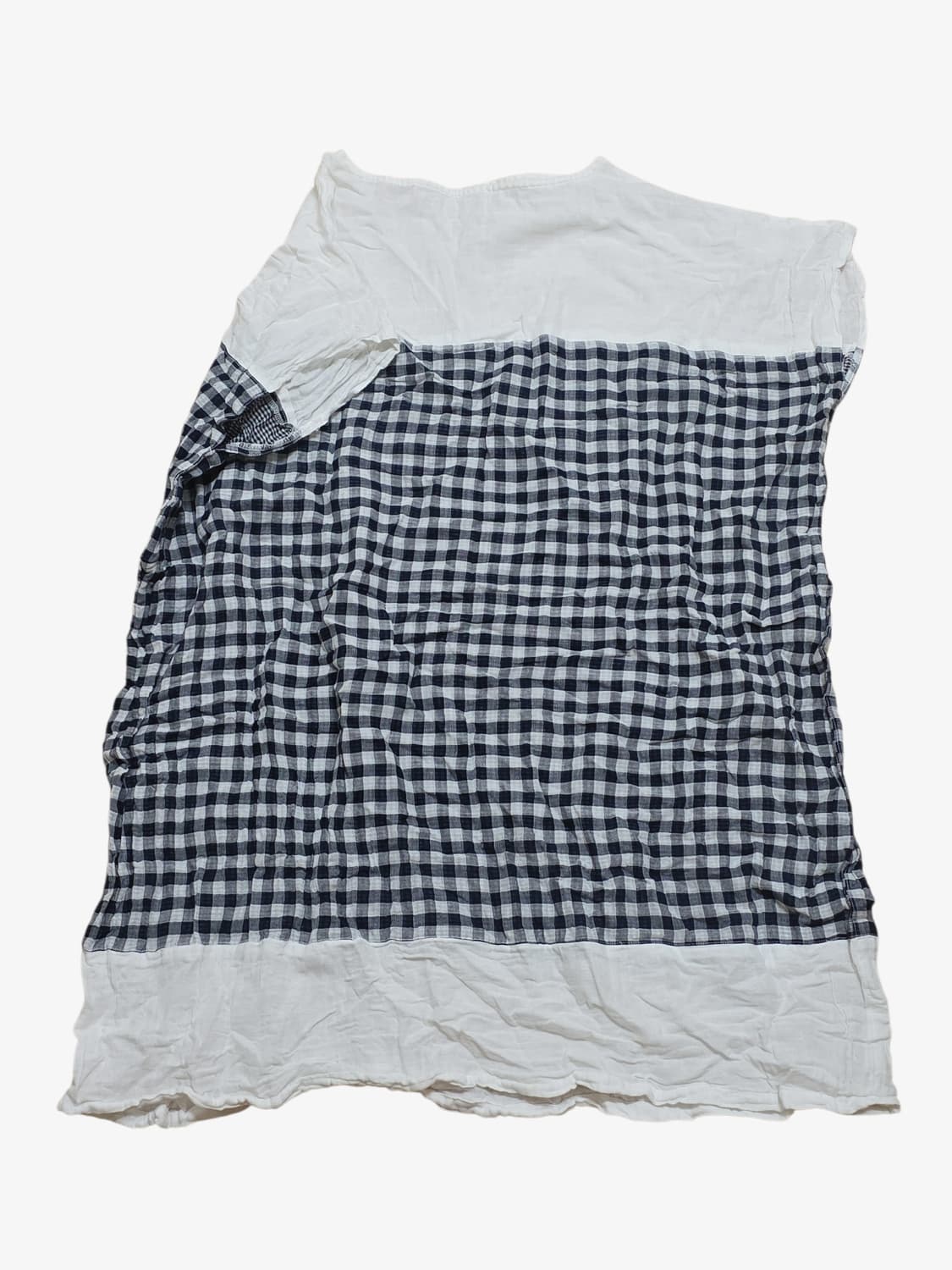 JPN 체크 박시 원피스 상품이미지1