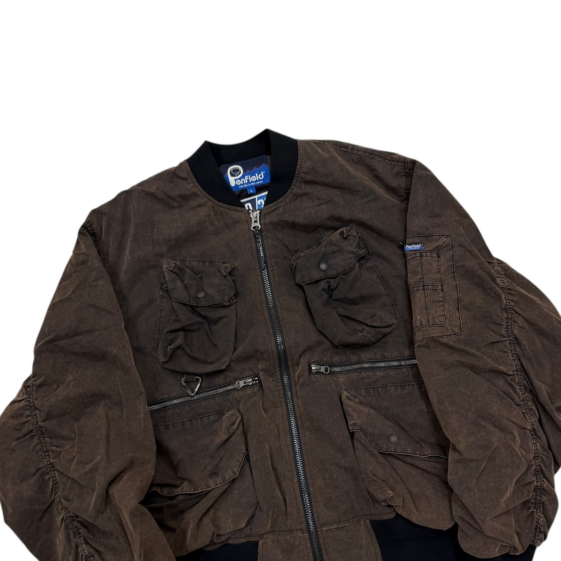 펜필드 멀티 포켓 유틸리티 플라이트 자켓 다크 브라운 L 상품이미지2
