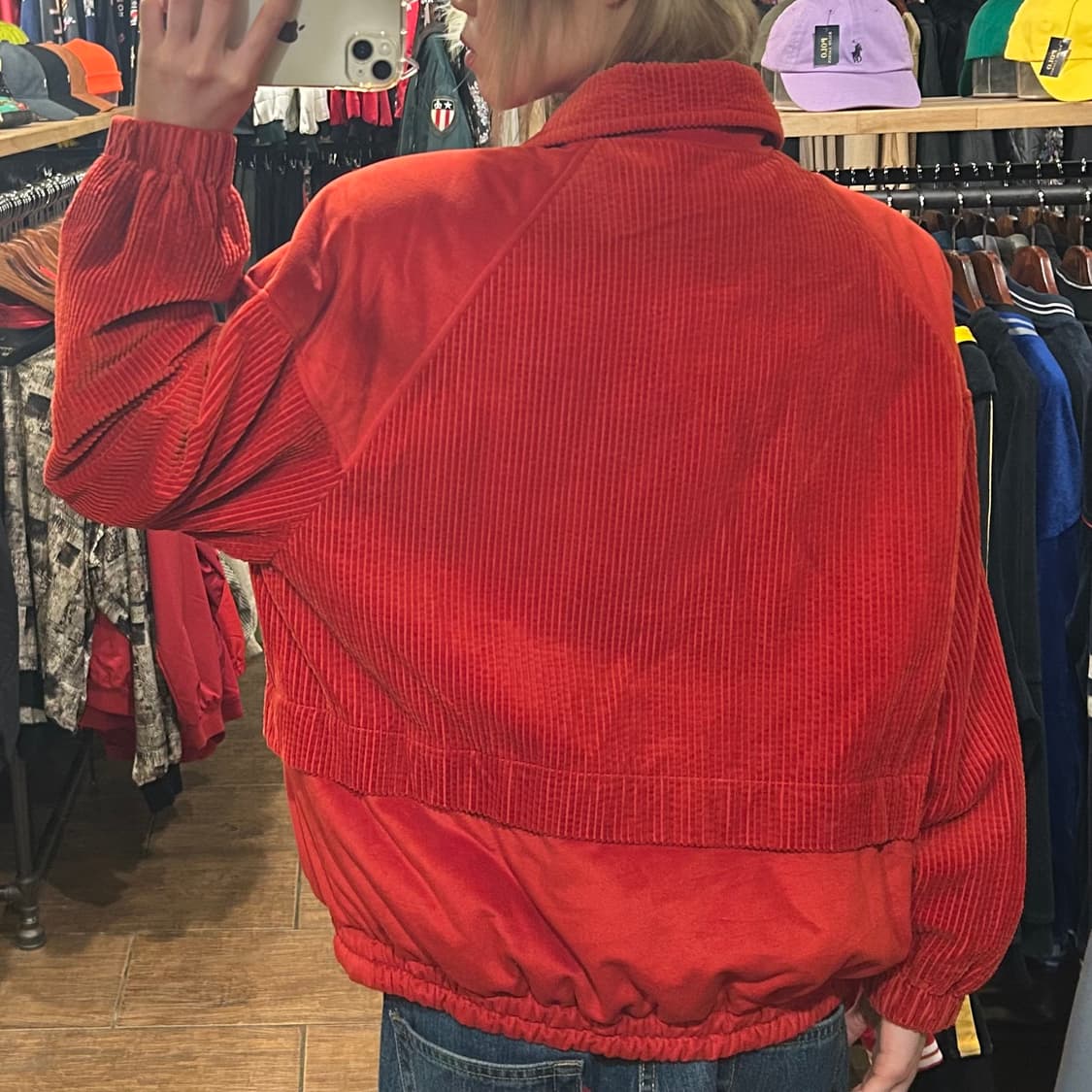 [HI] VTG 코듀로이 자켓 레드 상품이미지5