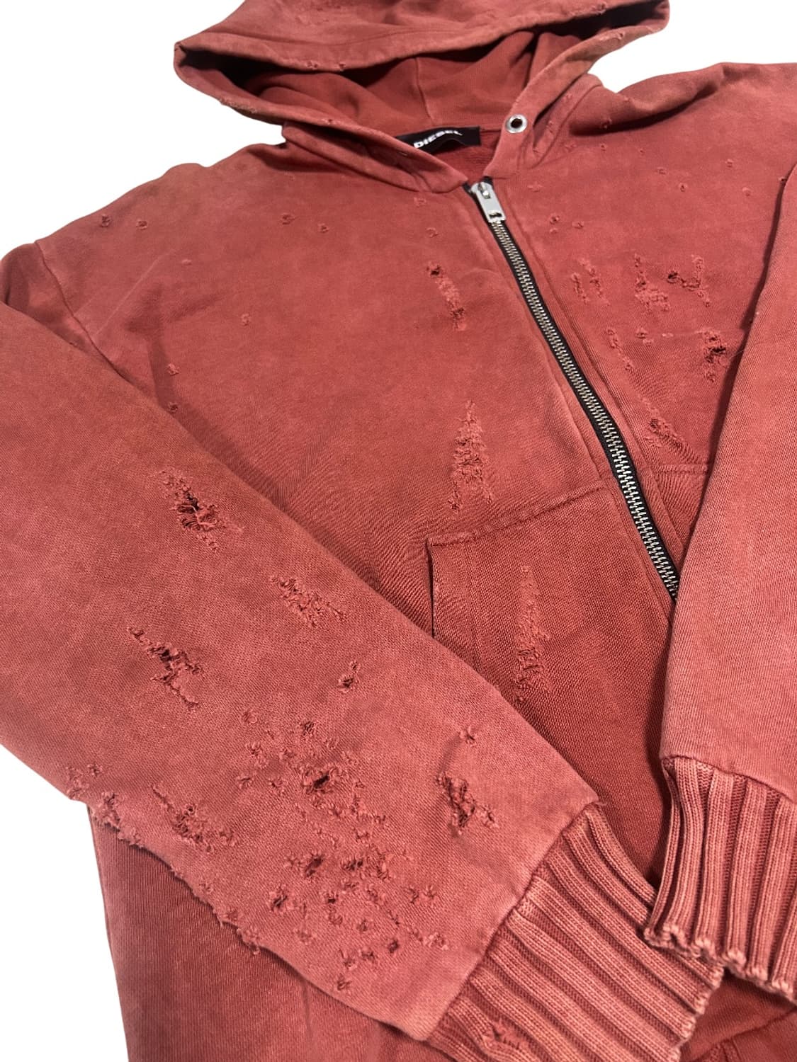 디젤 데미지 후드집업 상품이미지2