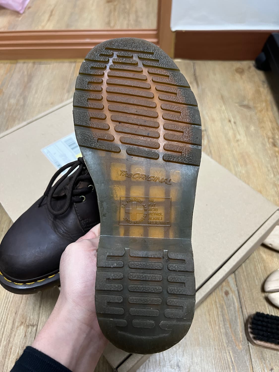 택포13) 닥터마틴 1461 빈티지 브라운 크레이지 홀스 uk6 250 상품이미지4