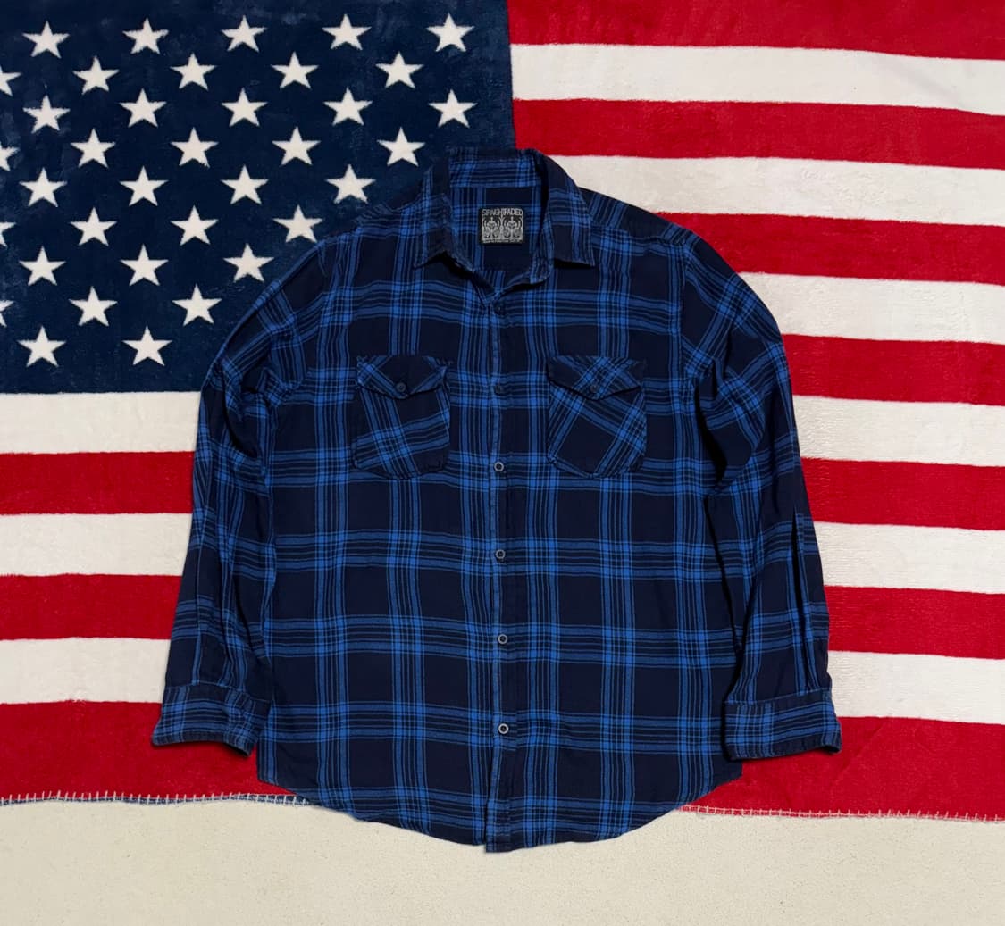 빈티지플란넬셔츠 flannel shirt  vintage 체크셔츠 상품이미지1