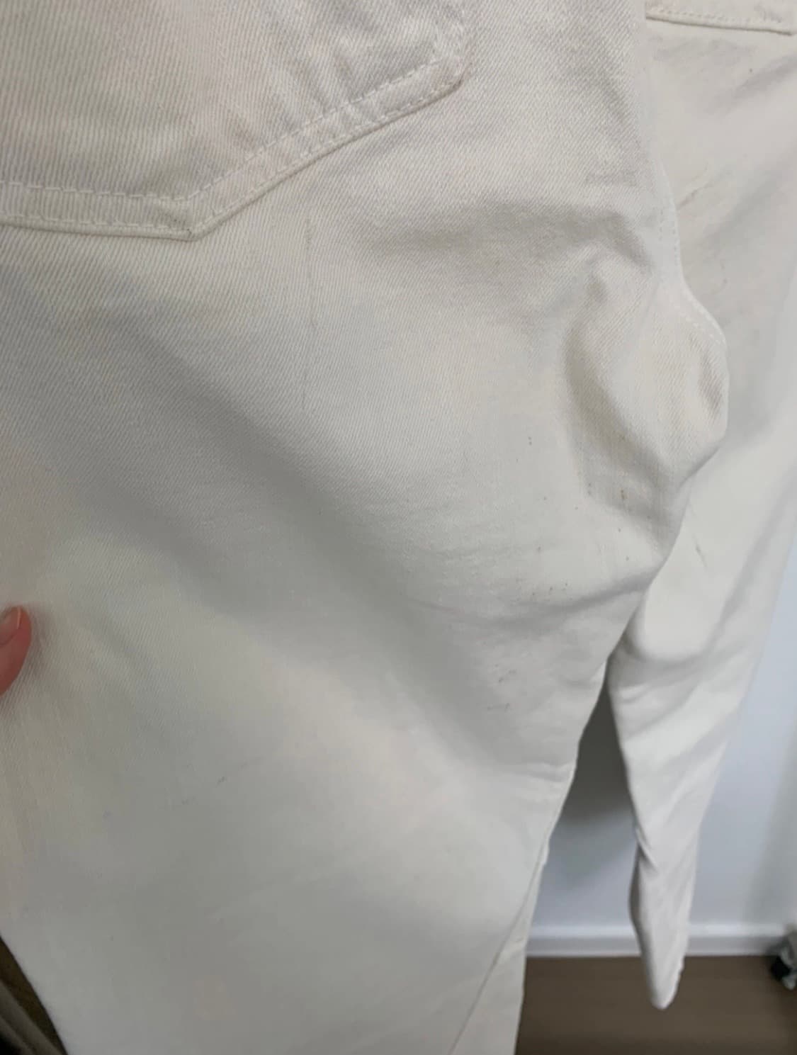 더오픈프로덕트 워크진 데님 팬츠 (화이트) 상품이미지7