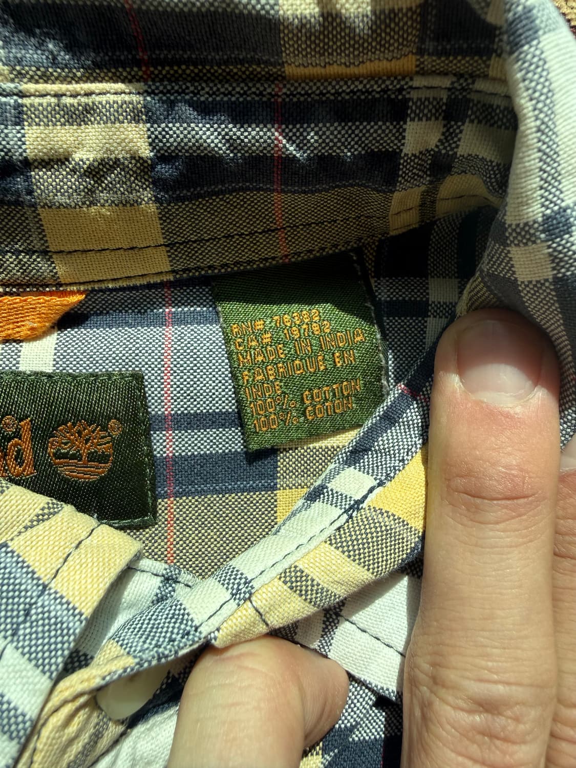 팀버랜드 체크 셔츠 상품이미지3