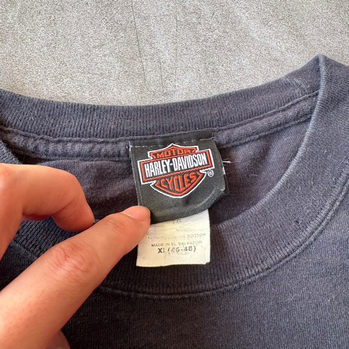 할리데이비슨 정품 블랙 긴팔 티셔츠 긴팔티 상품이미지5