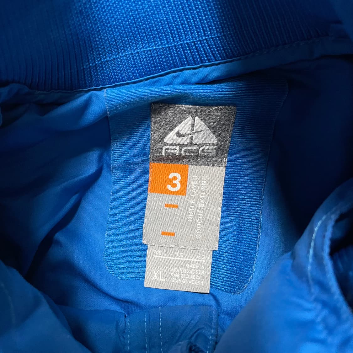 00s 나이키 Acg 블루 패딩 XL  상품이미지4