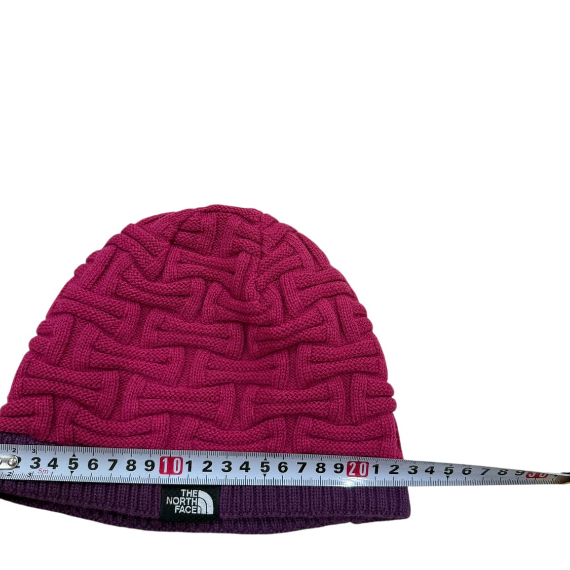 노스페이스 빈티지 아크릴 비니 모자 핑크퍼플 상품이미지5