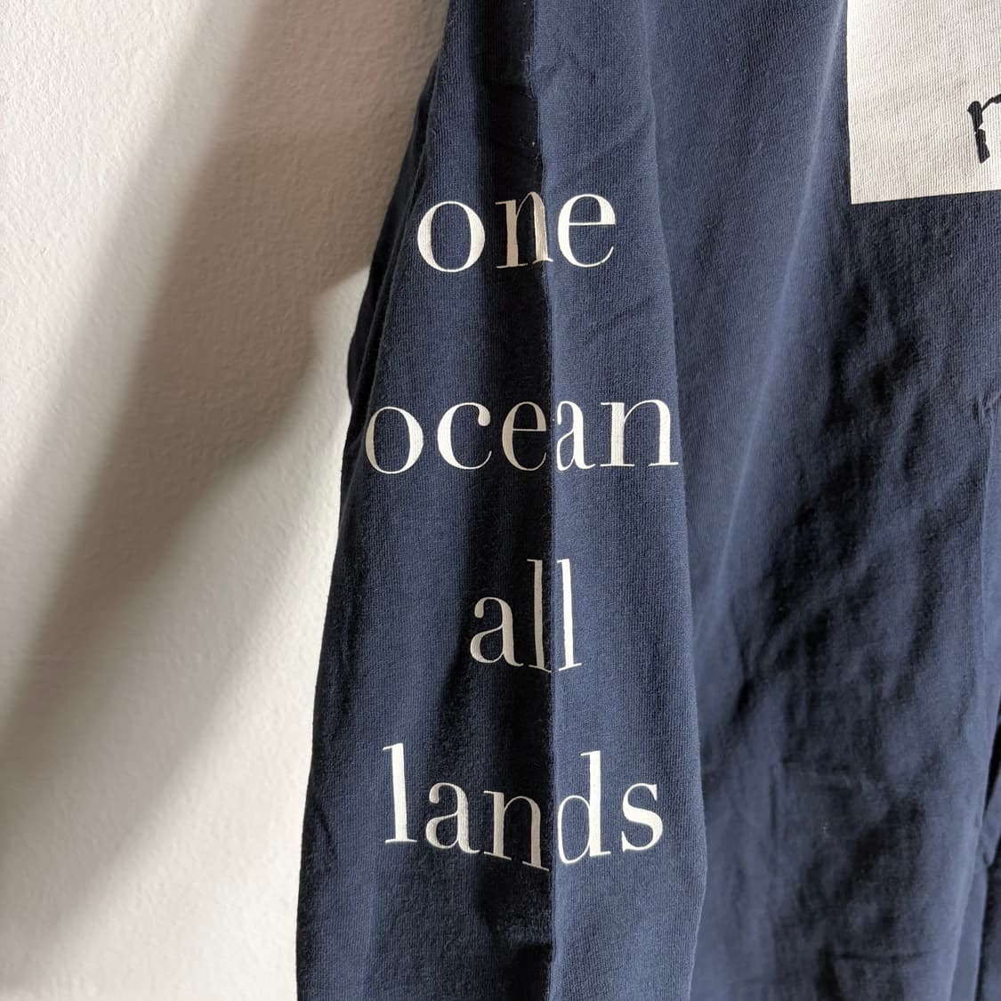 나나미카 nananica 로고 네이비 롱슬리브 티셔츠(M) 상품이미지4