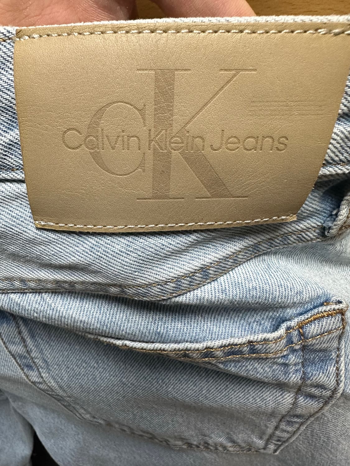 Calvin Klein 스트레이트 데님 진 상품이미지5