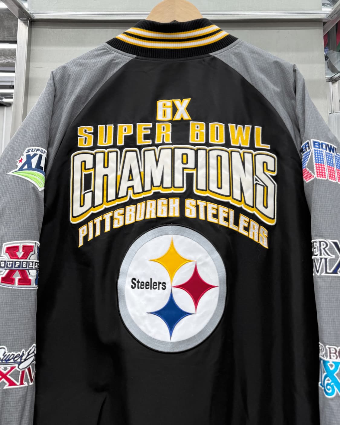 G-III SPORTS NFL 피츠버그 스틸러스 슈퍼볼 챔피언스 자켓 상품이미지3