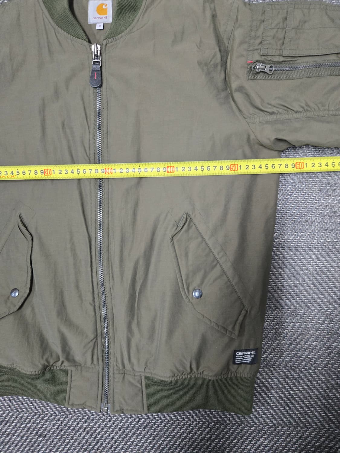 칼하트 WIP MA-1 봄버 자켓 카키 상품이미지7