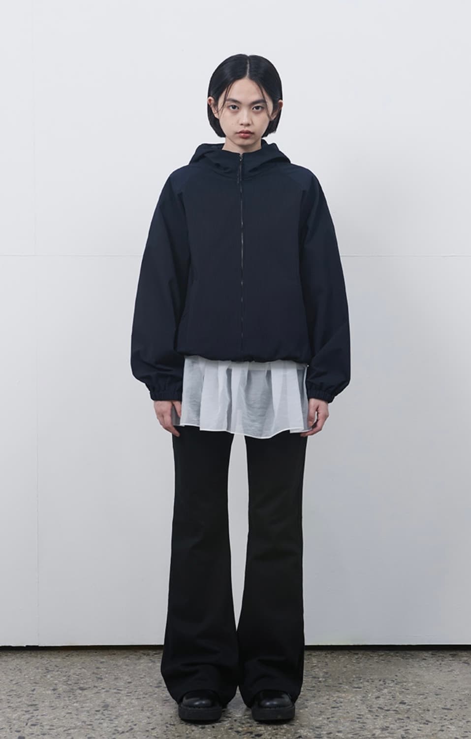 오헤시오 스트라이프 윈드브레이커 상품이미지1